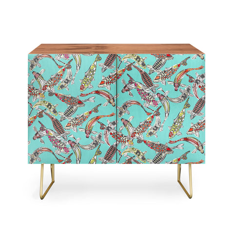 Sharon Turner Lucky Koi Credenza