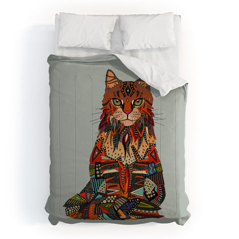 Sharon Turner maine coon cat mercury Comforter