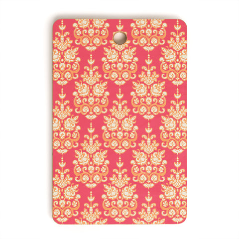 Sharon Turner Malika damask ikat Cutting Board Rectangle