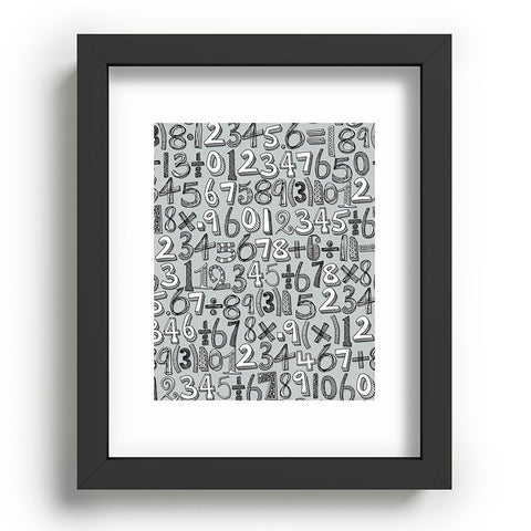 Sharon Turner Math Doodle Recessed Framing Rectangle
