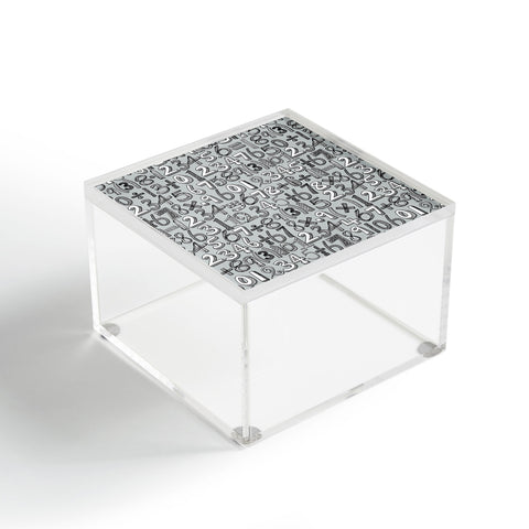 Sharon Turner Math Doodle Acrylic Box