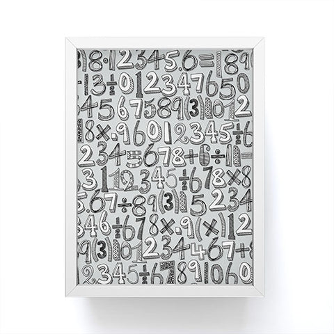 Sharon Turner Math Doodle Framed Mini Art Print