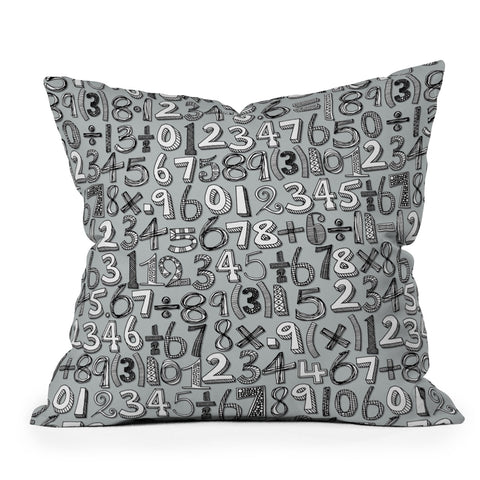 Sharon Turner Math Doodle Throw Pillow