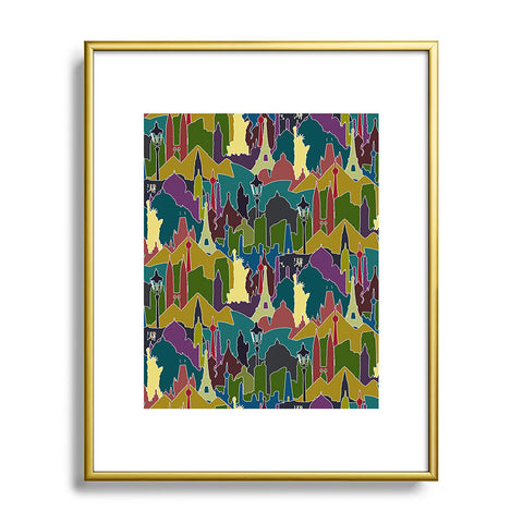 Sharon Turner Metromash Metal Framed Art Print