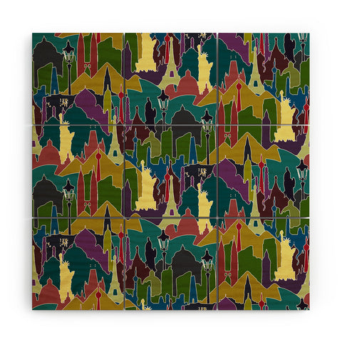 Sharon Turner Metromash Wood Wall Mural