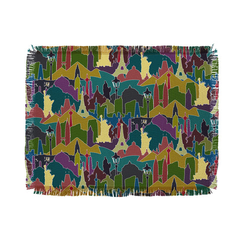 Sharon Turner Metromash Throw Blanket