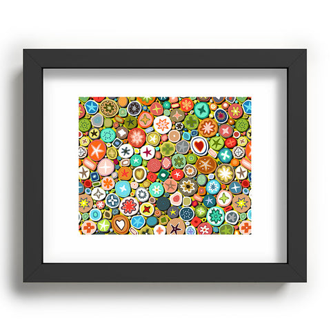 Sharon Turner millefiori Recessed Framing Rectangle