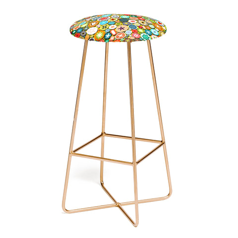 Sharon Turner millefiori Bar Stool