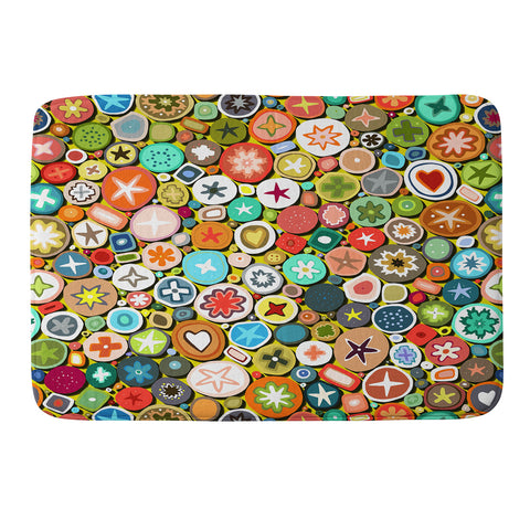 Sharon Turner millefiori Memory Foam Bath Mat