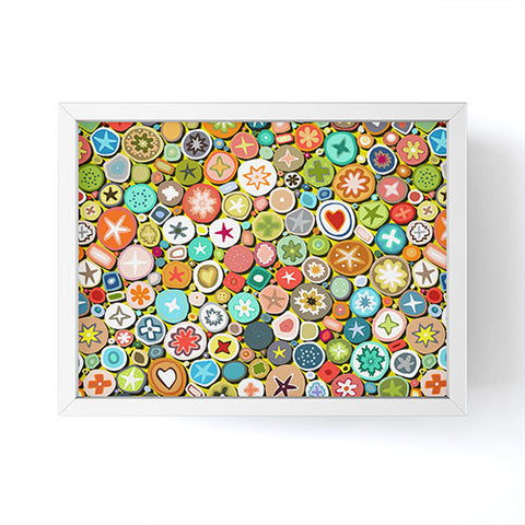 Sharon Turner millefiori Framed Mini Art Print