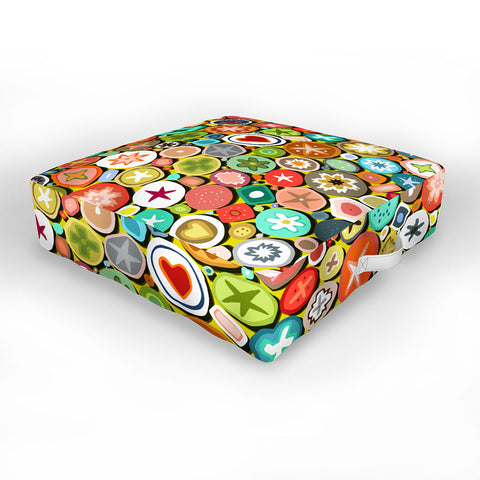 Sharon Turner millefiori Outdoor Floor Cushion