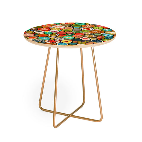 Sharon Turner millefiori Round Side Table