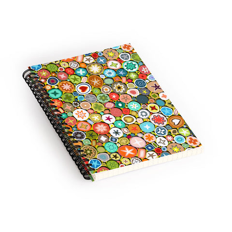Sharon Turner millefiori Spiral Notebook