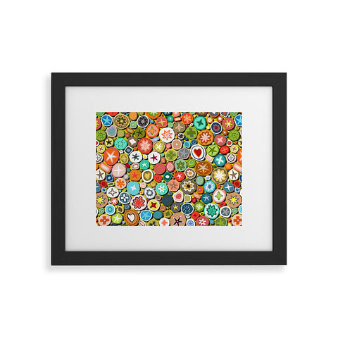 Sharon Turner millefiori Framed Art Print
