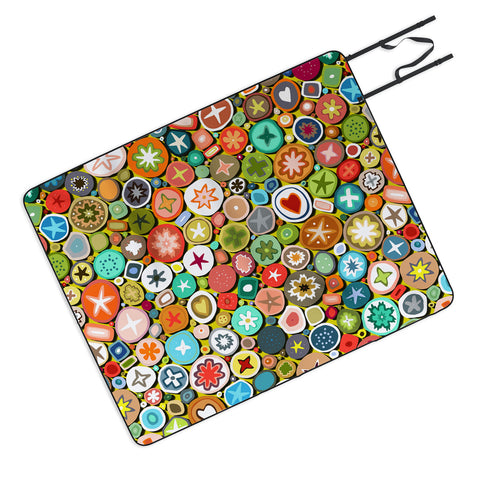 Sharon Turner millefiori Picnic Blanket