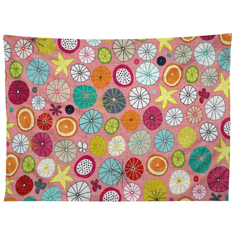 Sharon Turner mod Hawaiian cocktails Tapestry