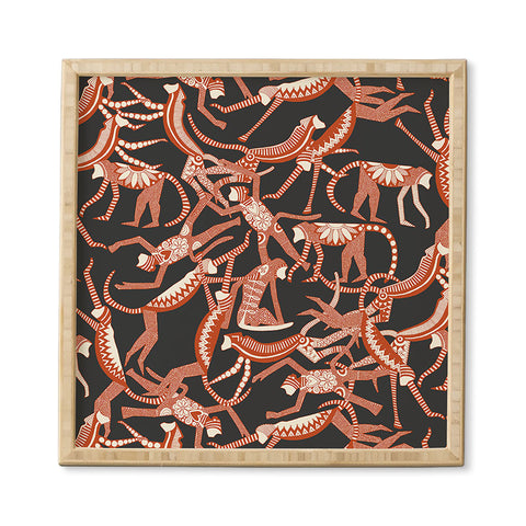 Sharon Turner monkey Framed Wall Art