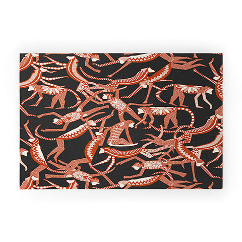 Sharon Turner monkey Welcome Mat
