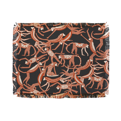 Sharon Turner monkey Throw Blanket