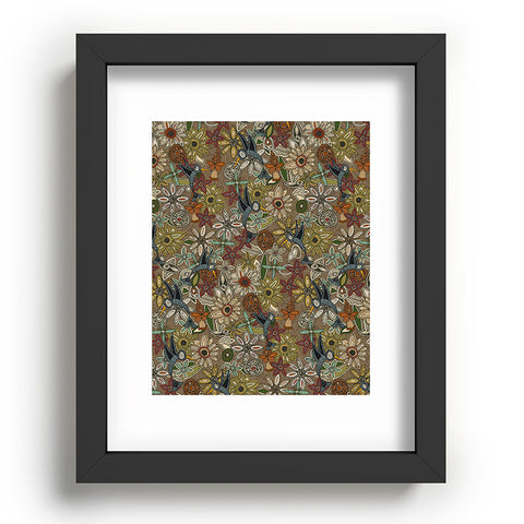 Sharon Turner nectar bird garden earth Recessed Framing Rectangle