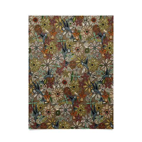 Sharon Turner nectar bird garden earth Poster