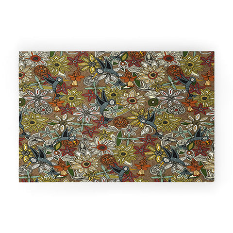 Sharon Turner nectar bird garden earth Welcome Mat