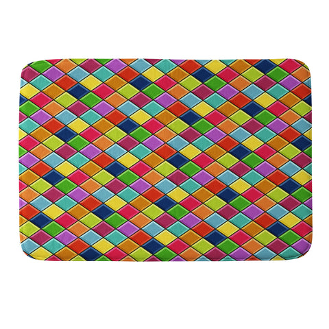 Sharon Turner Neon Keyboard Memory Foam Bath Mat