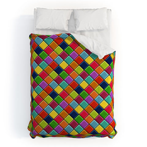 Sharon Turner Neon Keyboard Comforter