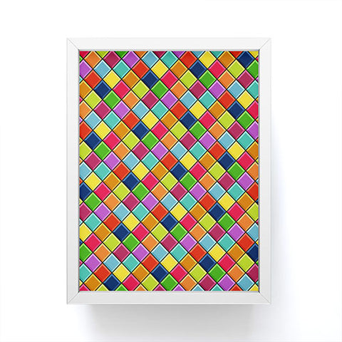 Sharon Turner Neon Keyboard Framed Mini Art Print