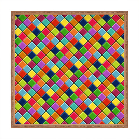 Sharon Turner Neon Keyboard Square Tray