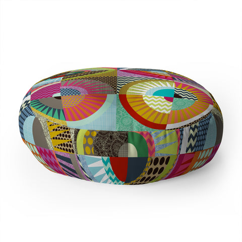 Sharon Turner New York Beauty Floor Pillow Round