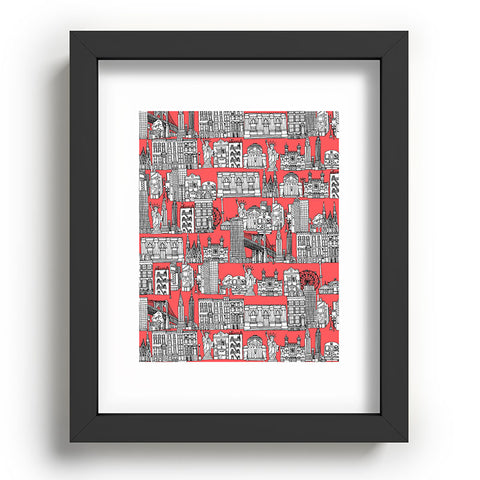 Sharon Turner New York Coral Recessed Framing Rectangle