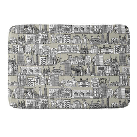 Sharon Turner New York Linen Memory Foam Bath Mat
