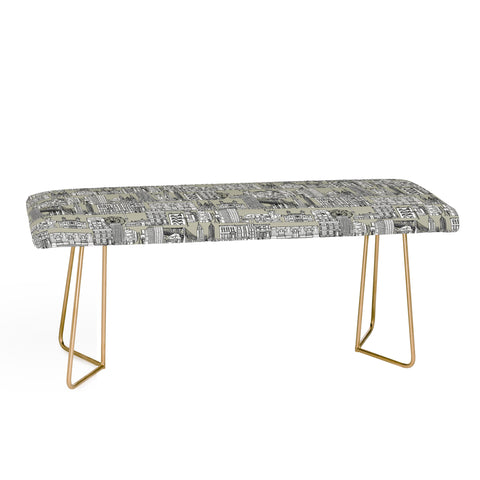 Sharon Turner New York Linen Bench