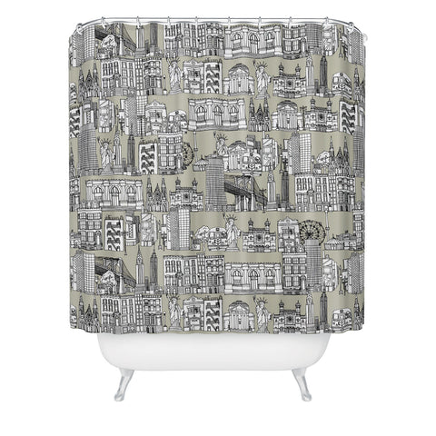 Sharon Turner New York Linen Shower Curtain