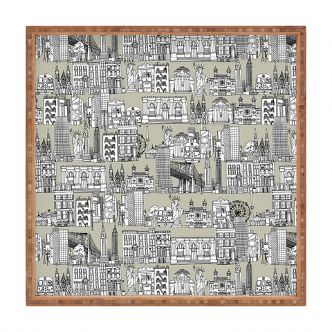 Sharon Turner New York Linen Square Tray