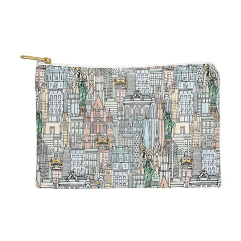 Sharon Turner New York watercolor Pouch