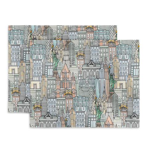 Sharon Turner New York watercolor Placemat