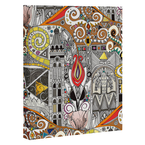 Sharon Turner nouveau elemental red Art Canvas