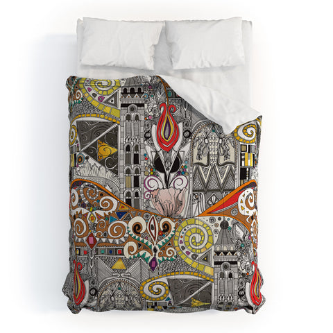 Sharon Turner nouveau elemental red Comforter