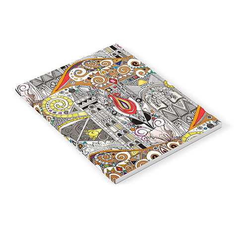 Sharon Turner nouveau elemental red Notebook