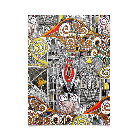 Sharon Turner nouveau elemental red Poster