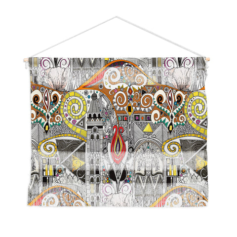 Sharon Turner nouveau elemental red Wall Hanging Landscape