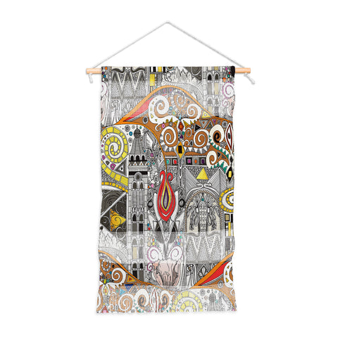 Sharon Turner nouveau elemental red Wall Hanging Portrait