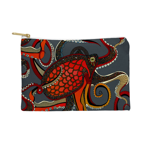 Sharon Turner octopus ink gunmetal Pouch