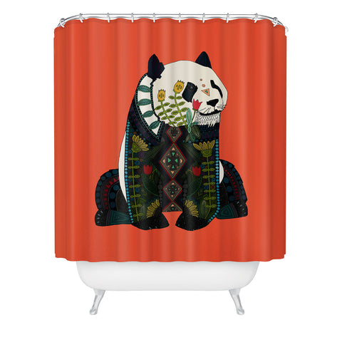 Sharon Turner panda Shower Curtain