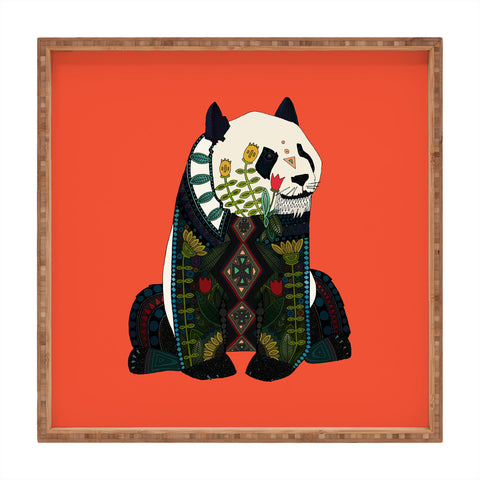 Sharon Turner panda Square Tray
