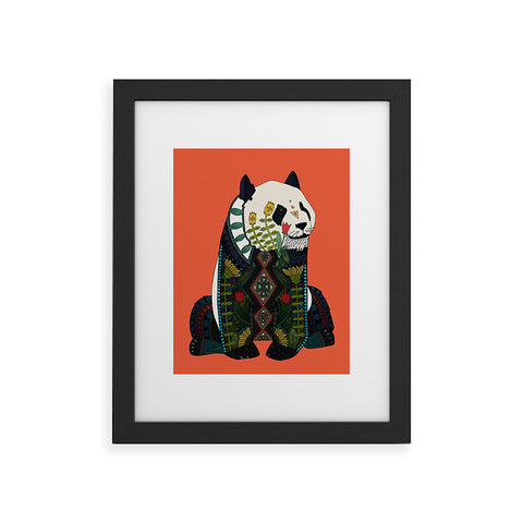 Sharon Turner panda Framed Art Print