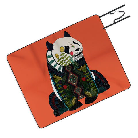 Sharon Turner panda Picnic Blanket