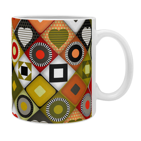Sharon Turner parava festive diamond Coffee Mug